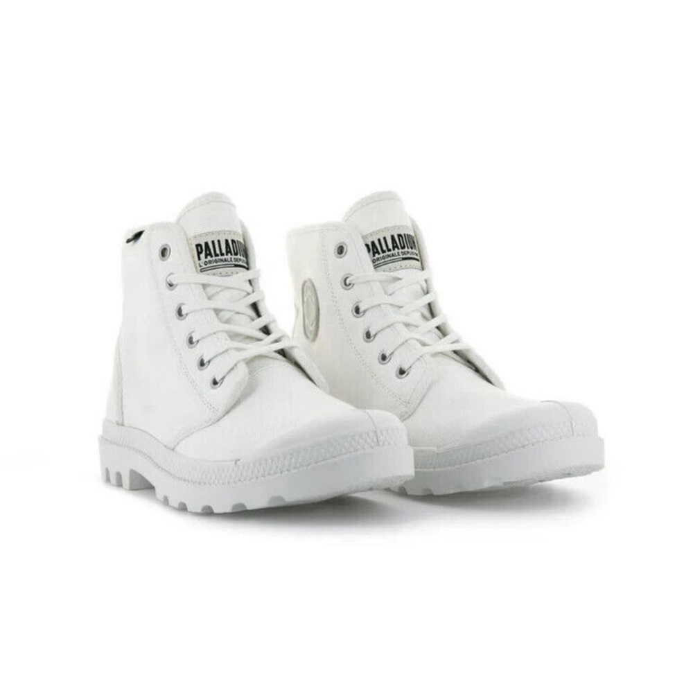 Palladium Pampa Hi Originale 75349-101-M Boots Unisex White Canvas